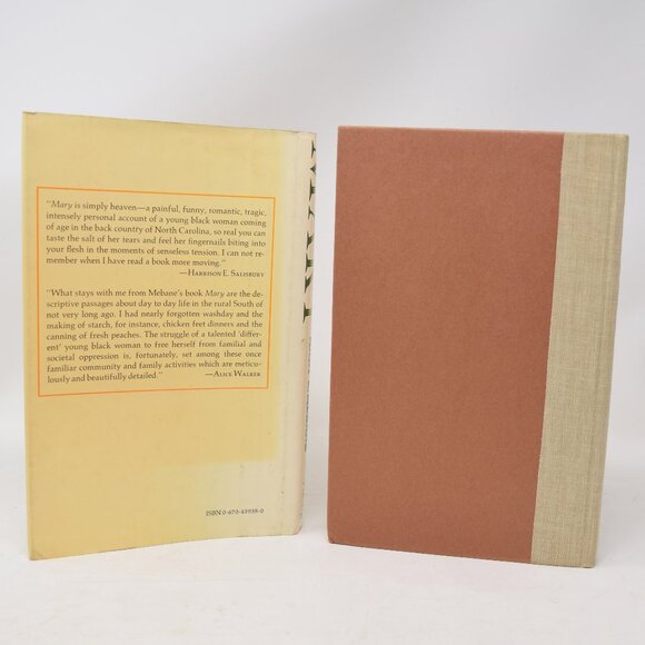 SIGNED Mary An Autobiography Mary E Mebane 1st Edition Hardcover 1981 DJ Vintage - Picture 6 of 16